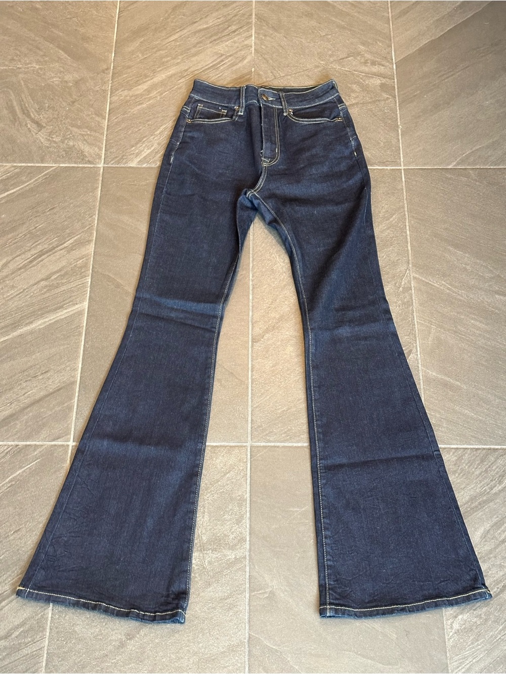 Fashion Nova High-Rise Dark Blue Flared Women’s Jeans